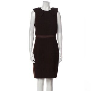 Milly Dark Brown Sleeveless Mini Dress